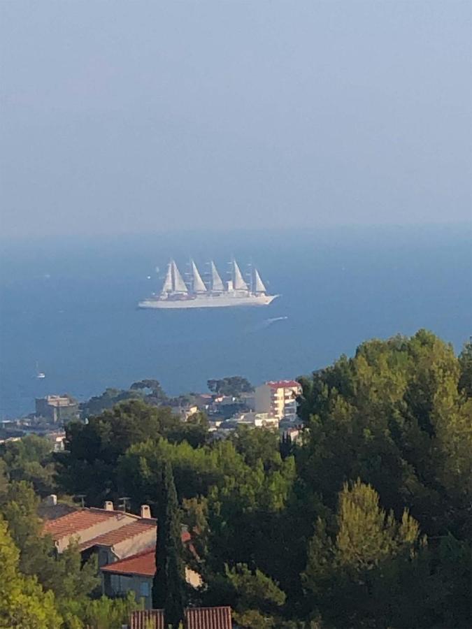 Vuemer Bandol - Grande Terrasse De 45M2 Vue Mer Piscine Parking Buitenkant foto